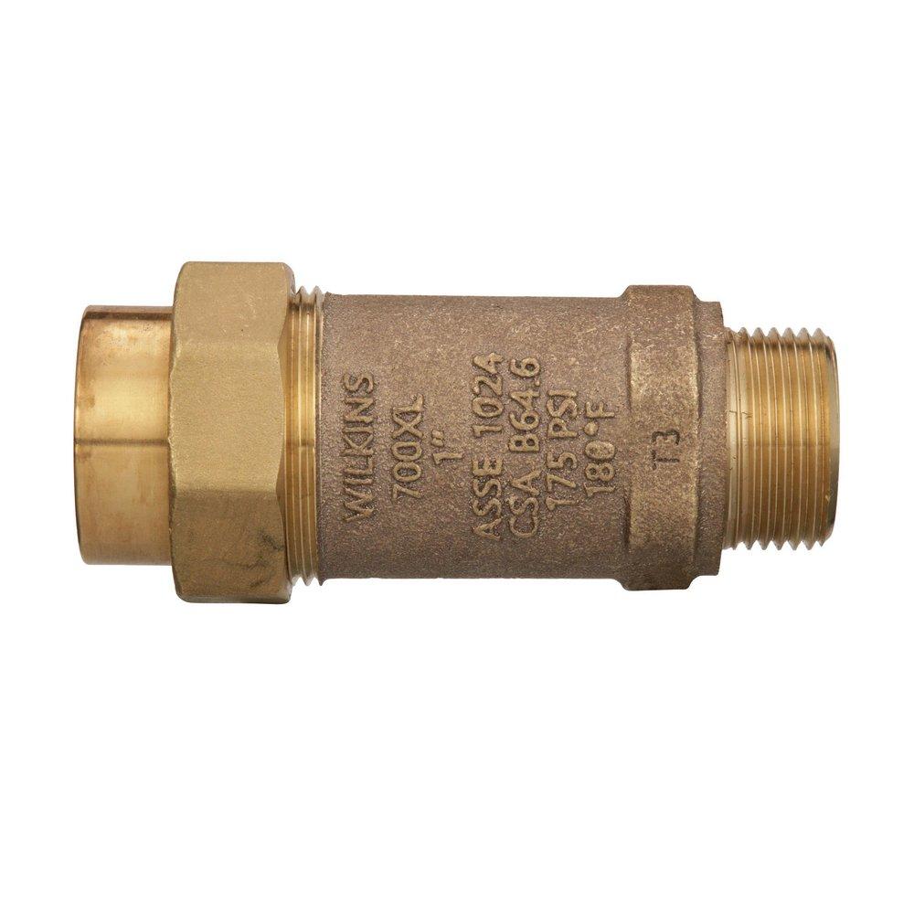 Zurn Wilkins 700XL 1 in Bronze FPT x MPT Dual Check Valve