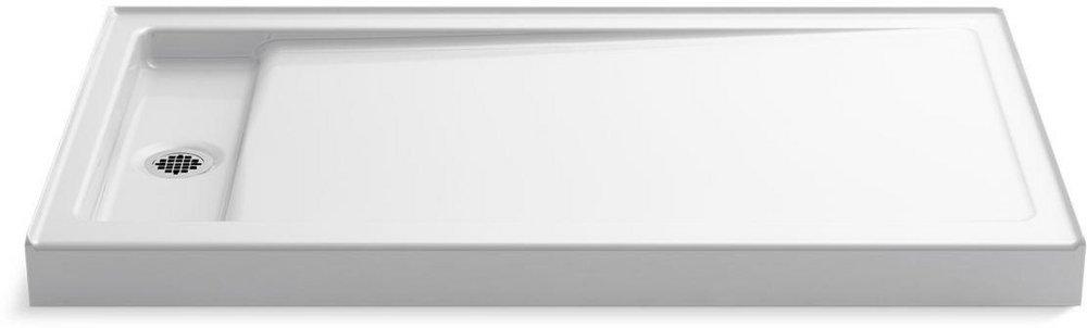KOHLER Bellwether® 60 in. x 34 in. Shower Base with Left Drain in White