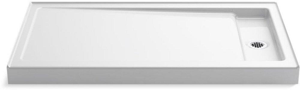 KOHLER Bellwether® 60 in. x 34 in. Shower Base with Right Drain in White