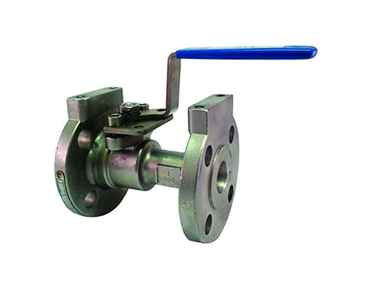 Milwaukee Valve F91 Series 2 in. Stainless Steel Reduced Port Flanged 150# Ball Valve