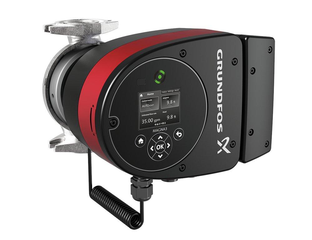 Grundfos MAGNA3 32-100 1/6 HP 115/230V Stainless Steel Circulator Pump