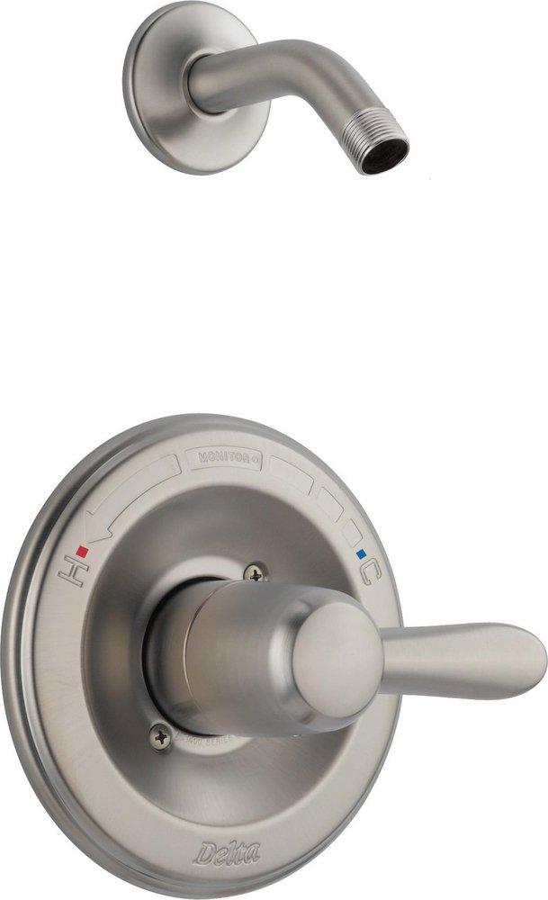 Delta Faucet Lahara® Single Handle Shower Faucet in Brilliance® Stainless (Trim Only) (Showerhead Sold Separately)