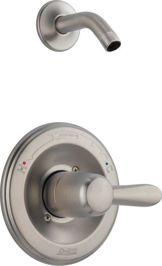 Delta Faucet Lahara® Single Handle Shower Faucet in Brilliance® Stainless (Trim Only) (Showerhead Sold Separately)