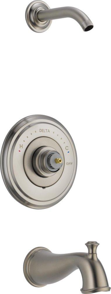 Delta Faucet Cassidy™ Shower Faucet in Brilliance® Stainless (Trim Only) (Handle & Showerhead Sold Separately)