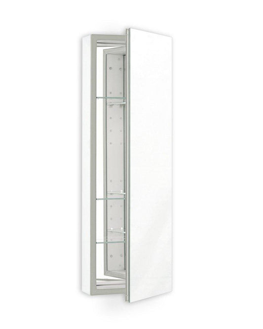 Robern PL Series 39-3/8 in. Surface Mount and Recessed Mount Medicine Cabinet in Classic Grey