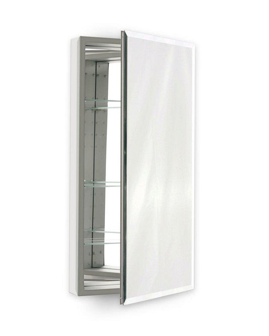 Robern PL Series 30 in. Surface Mount and Recessed Mount Medicine Cabinet in Classic Grey