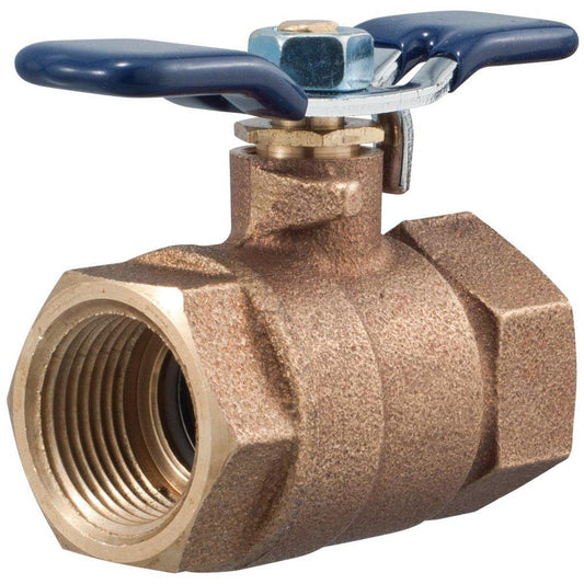 FEBCO Series LF622F 1-1/2 in. Bronze Full Port Female Threaded 600# Ball Valve