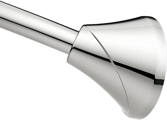 Moen Iso™ 60 in. Adjustable Tension Curved Shower Rod in Polished Chrome