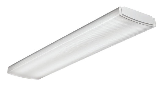 48 in. 4000K LED Wrap Fixture in White