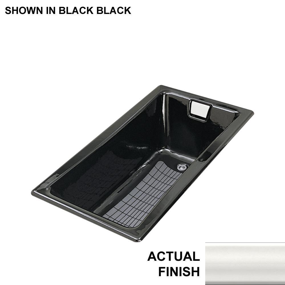 KOHLER Tea-for-Two® 60 x 32 in. Soaker Drop-In Bathtub with Left Drain in White