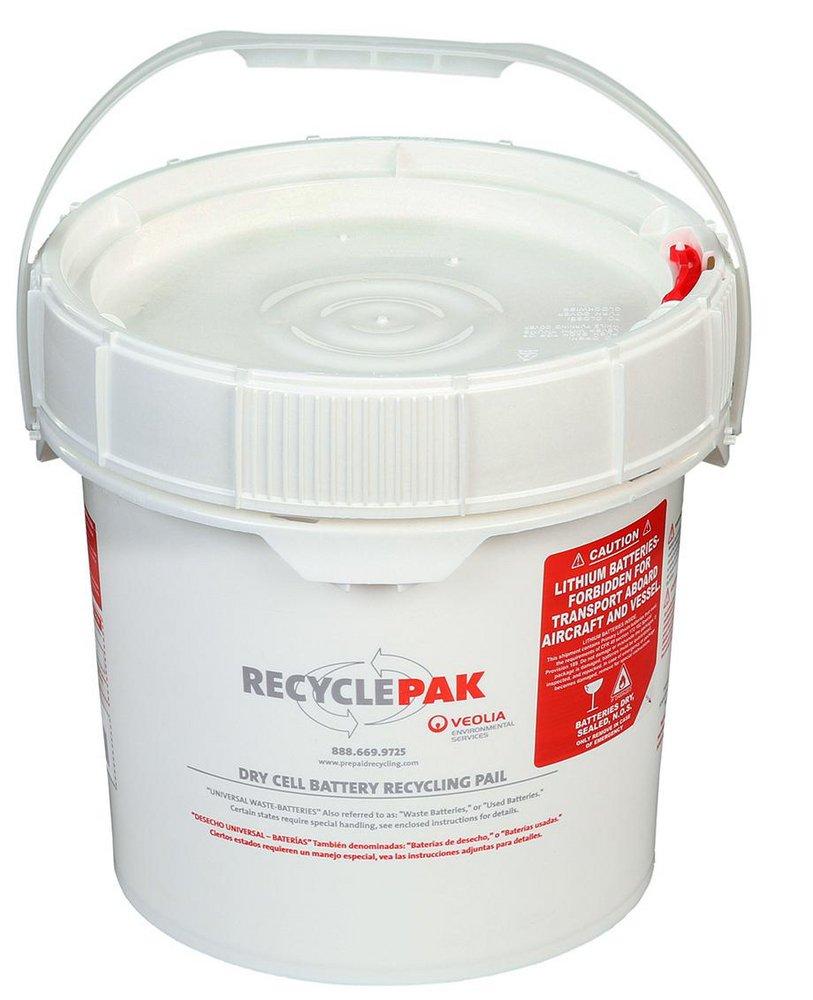Veolia ES RecyclePak® 3.5 gal Dry Cell Recycling Pail
