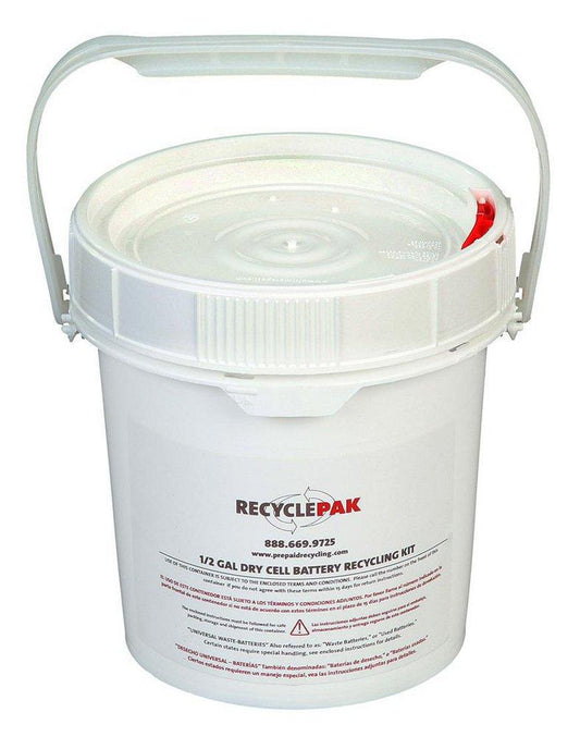 Veolia ES RecyclePak® 0.5 gal Dry Cell Recycling Pail