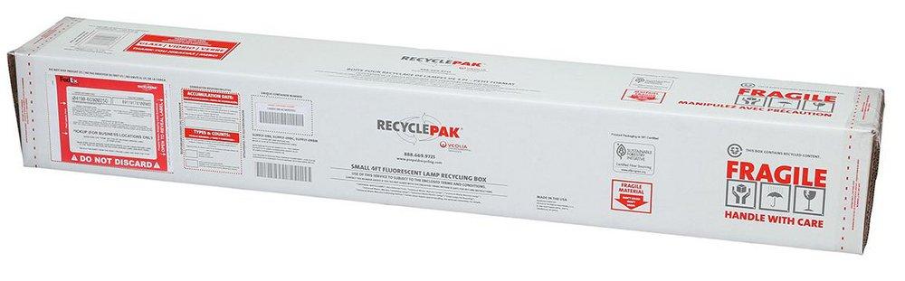 Veolia ES RecyclePak® 4 ft. Small Fluorescent Lamp Recycling Box