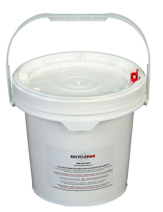 Veolia ES RecyclePak® 2 gal Sealed Lead Acid Battery Pail