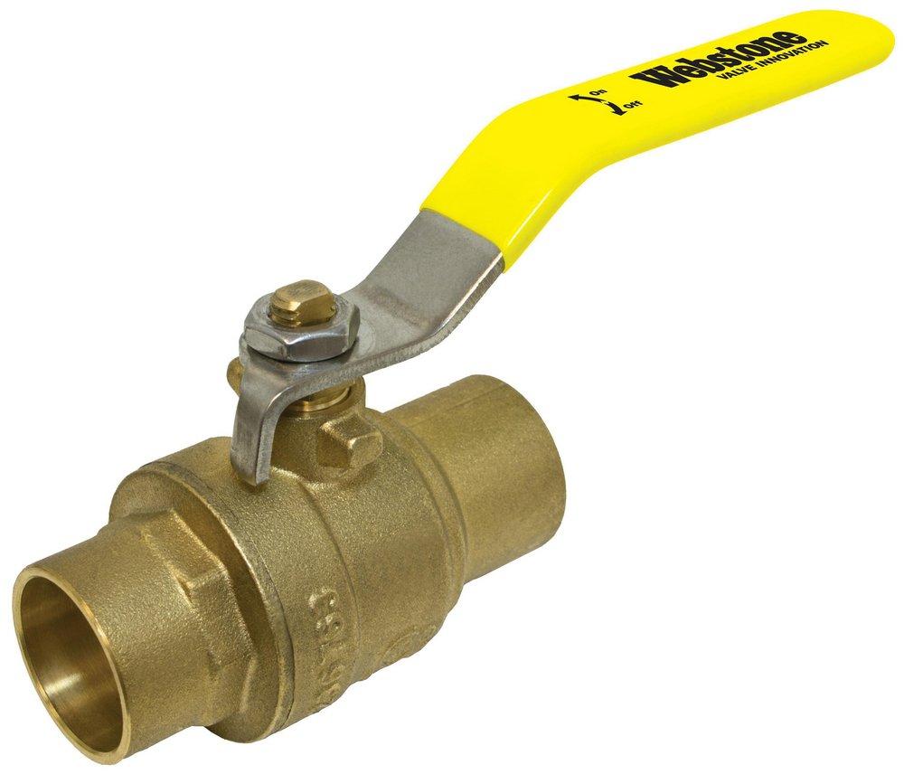 Webstone a brand of NIBCO 5170 Series 1-1/2 in. Forged Brass Full Port Copper 600# Ball Valve