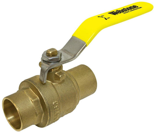 Webstone a brand of NIBCO 5170 Series 1-1/2 in. Forged Brass Full Port Copper 600# Ball Valve