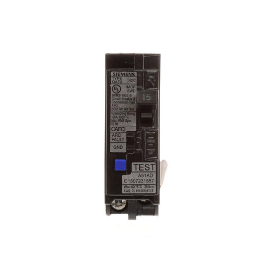 15A 1-Pole Electrical Circuit Breaker