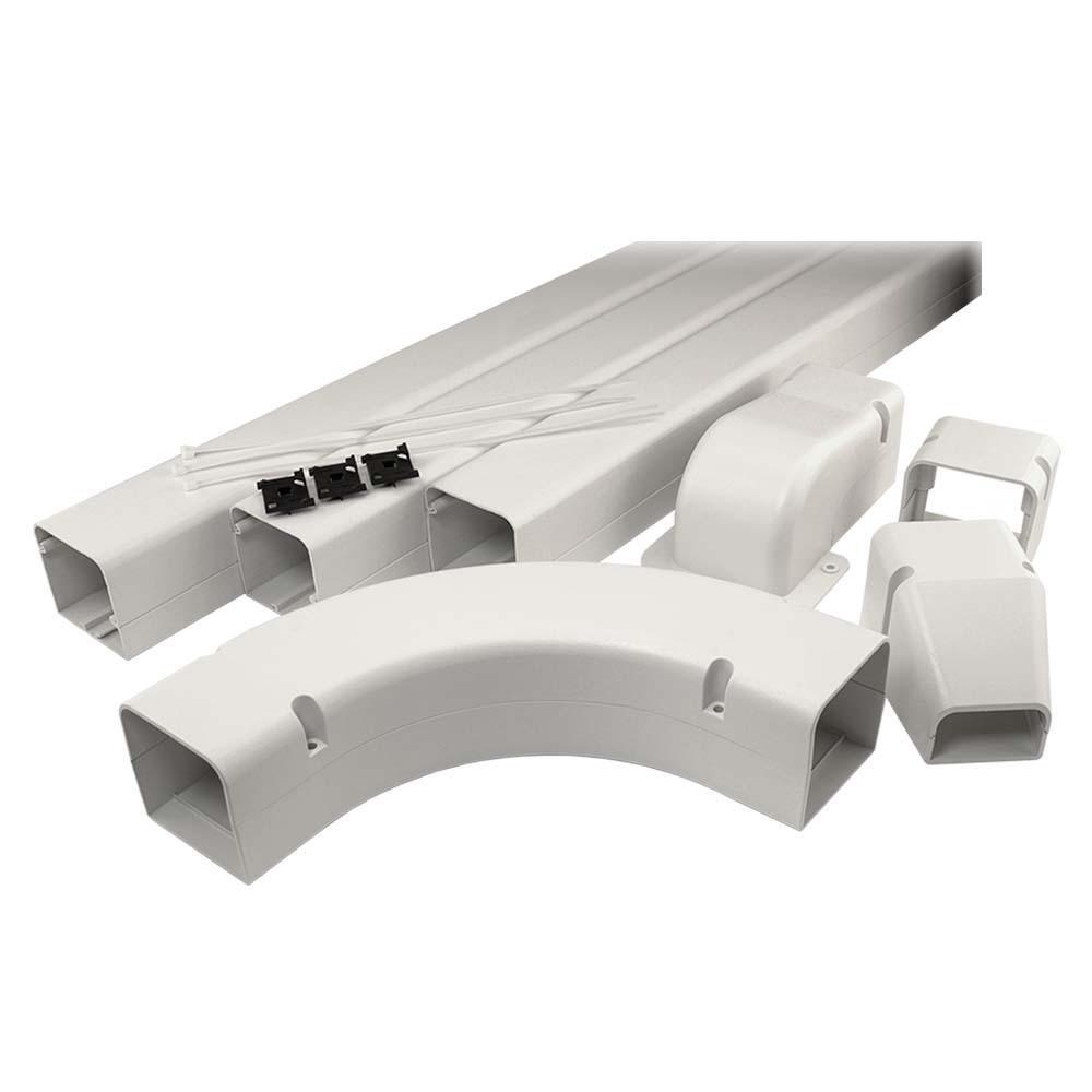 DiversiTech® SpeediChannel™ 48-22/25 x 3 in. Line Set Cover System Plastic in Natural