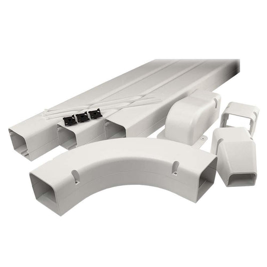 DiversiTech® SpeediChannel™ 48-22/25 x 3 in. Line Set Cover System Plastic in Natural