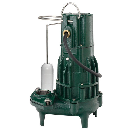 Zoeller Pump Co Waste-Mate 1/2 HP 115V Automatic Cast Iron Effluent Pump