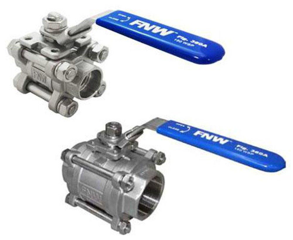 FNW® Figure 360A 3/4 in. Stainless Steel Full Port FPT 1000# Ball Valve