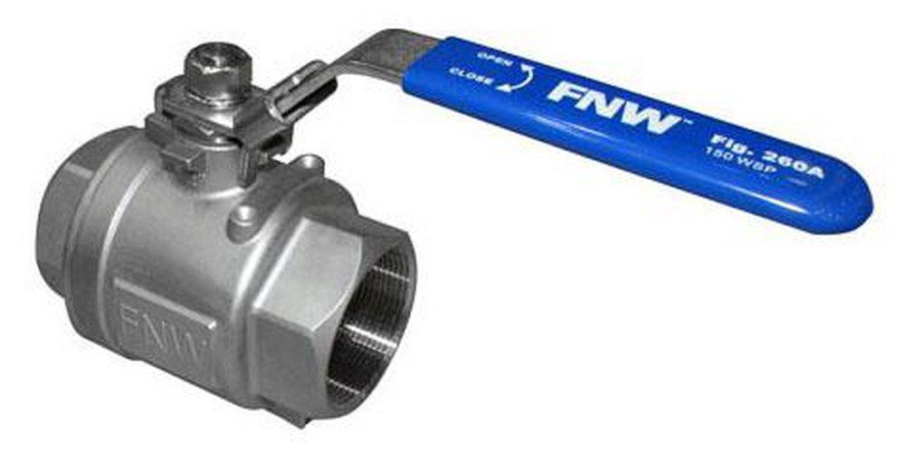 FNW® Figure 260A 2 in. Stainless Steel Full Port FPT 1000# Ball Valve