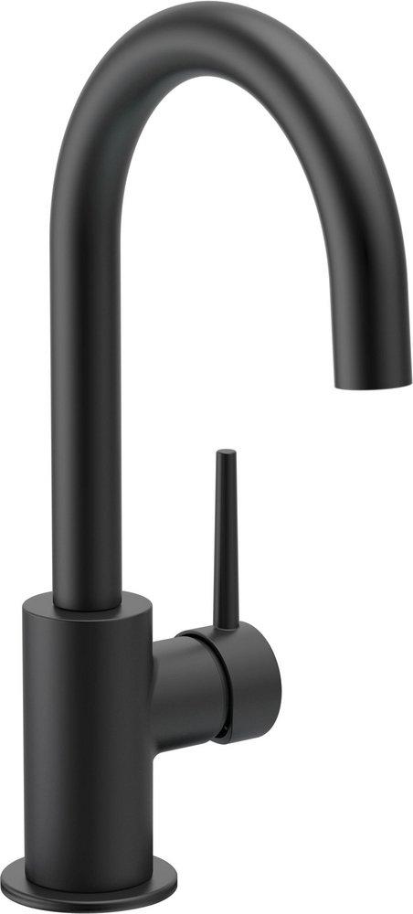 Delta Faucet Trinsic® Single Handle Bar Faucet in Matte Black