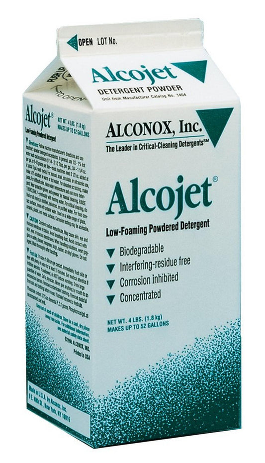 Alconox Alcojet® Low-Foaming Powdered Detergent 4 lb. Carton