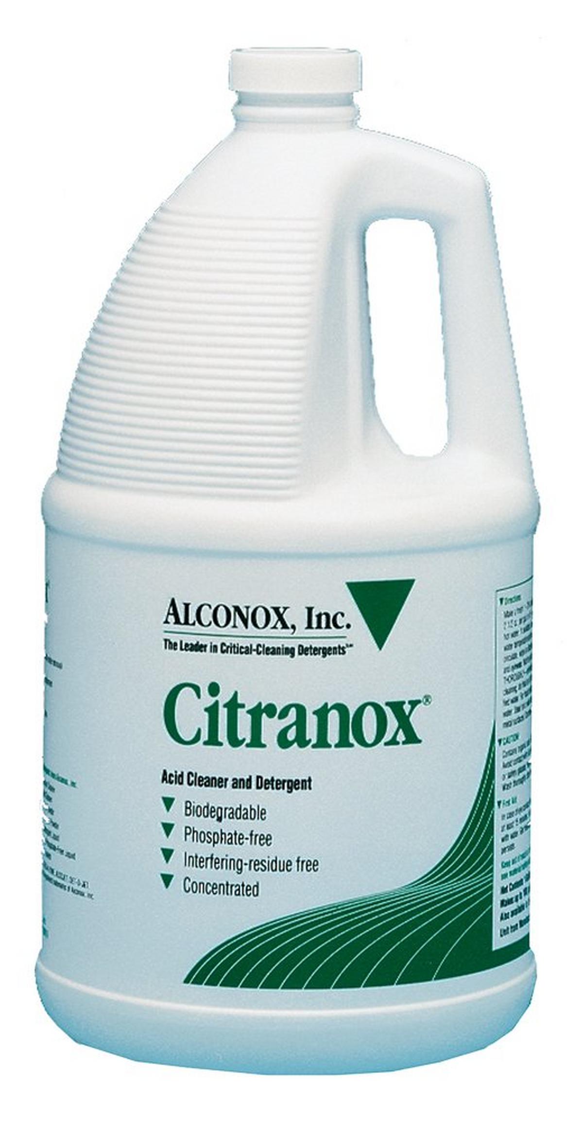 Alconox Citranox® 1 gal Acid and Detergent Cleaner in Pale Yellow