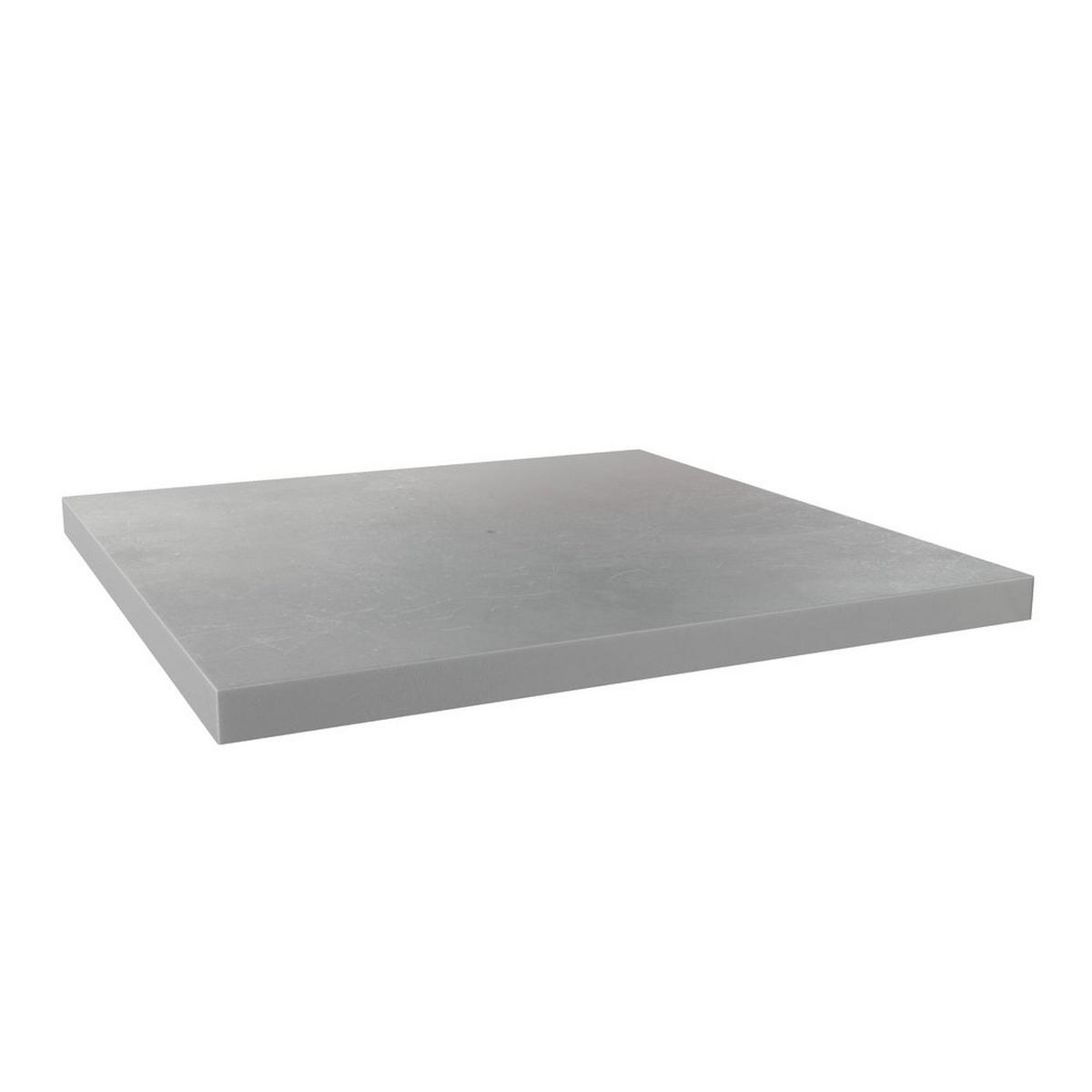 36 in. x 36 in. x 2 in. Plastic Equipment Pad - Grey