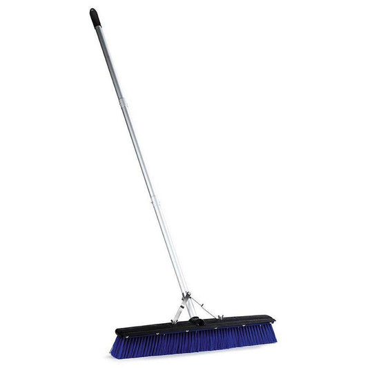 Carlisle Sweep Complete™ 18 in. Plastic Floor Sweep with Squeegee in Blue