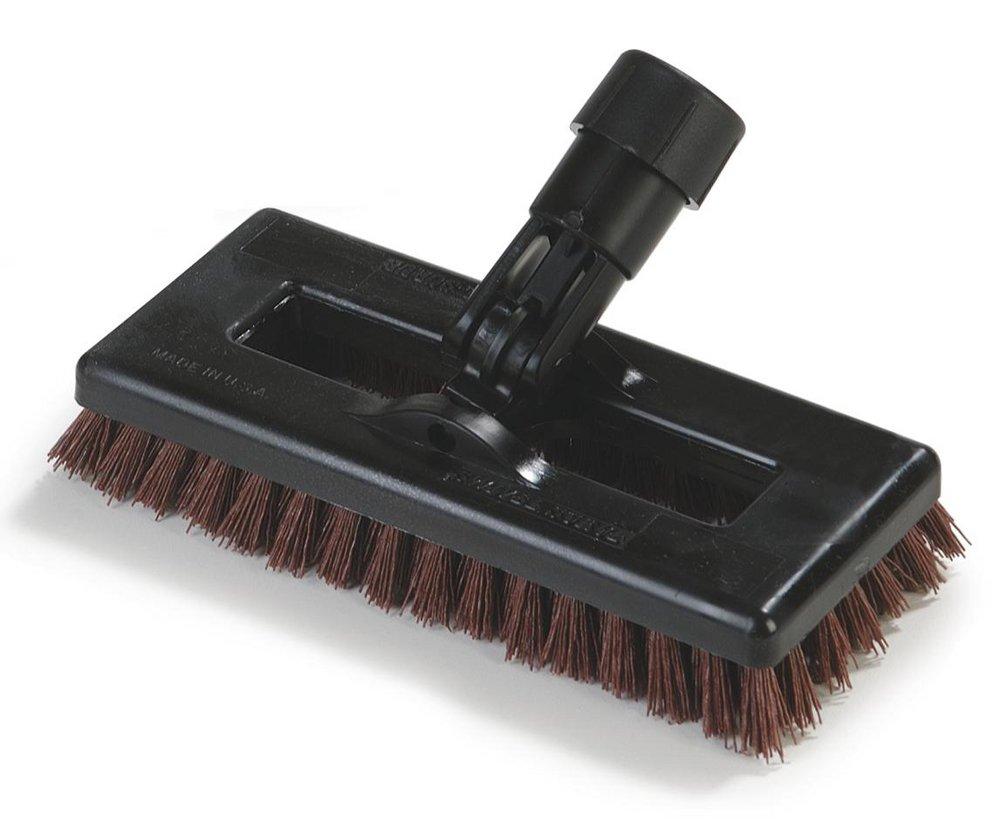 Carlisle Swivel Scrub® 8 x 3-1/2 in. Nylon Grit Brush in Rust