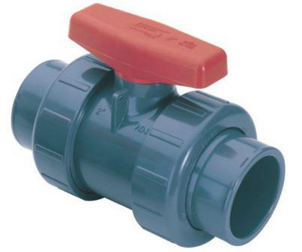 1/2 in. Plastic Regular Port Union Threaded 235# Ball Valve