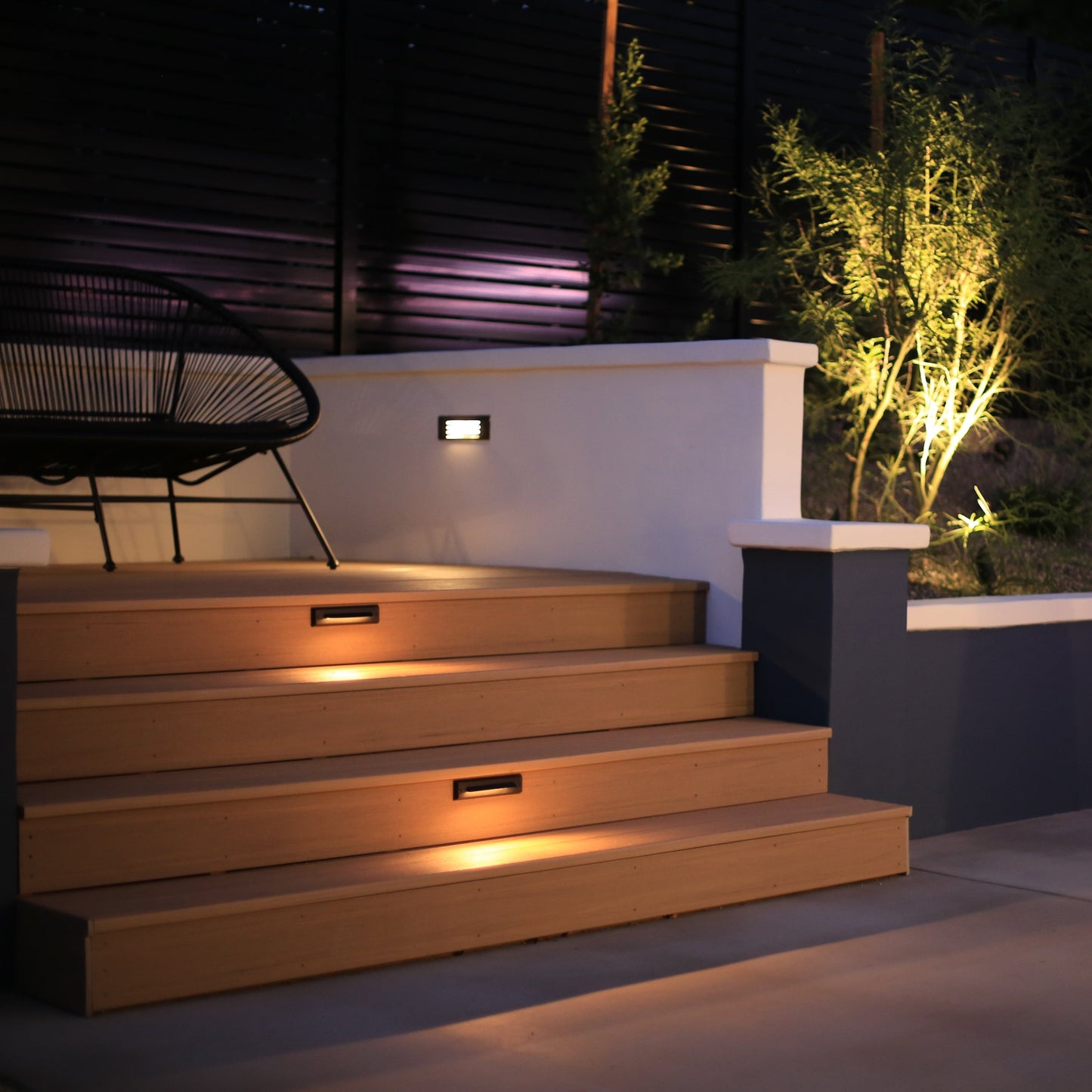 Tulay Stainless Steel Louvered Steplight