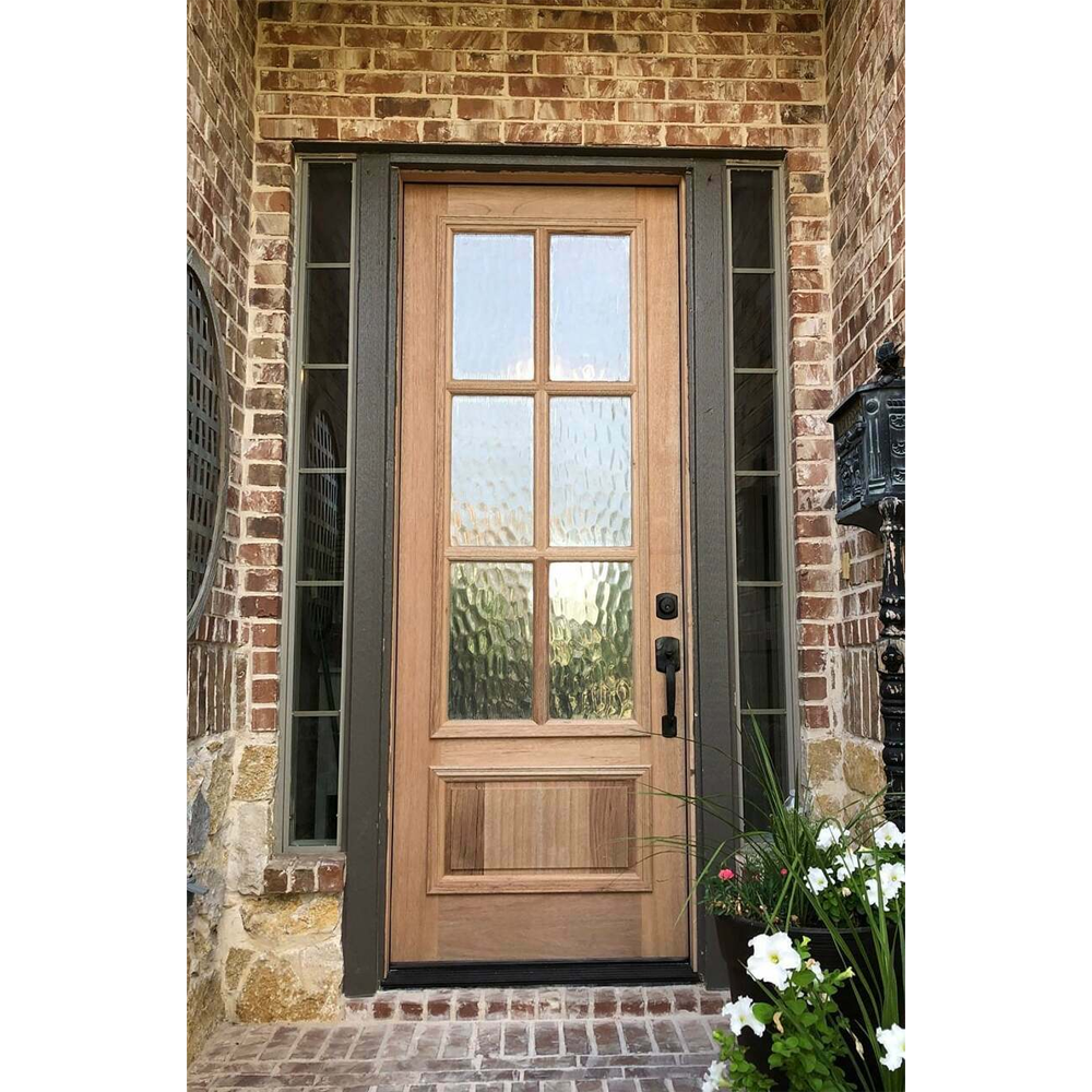 36x96 in Exterior Mahogany Door Slab | 6 Lite