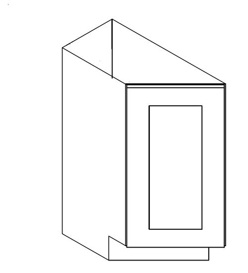 AW-BTC12L ( Base Transitional Cabinet 24" to 12" LEFT )