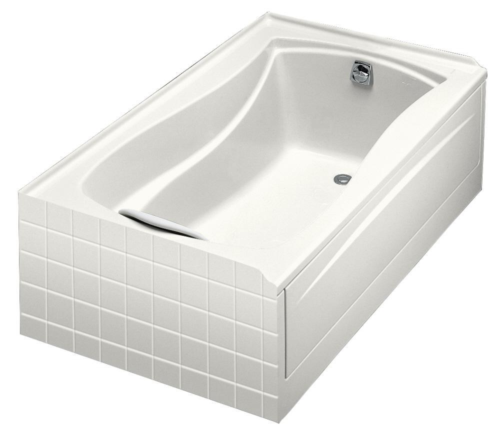 KOHLER Mariposa® 60 in. x 36 in. Soaker Alcove Bathtub with Right Drain in White