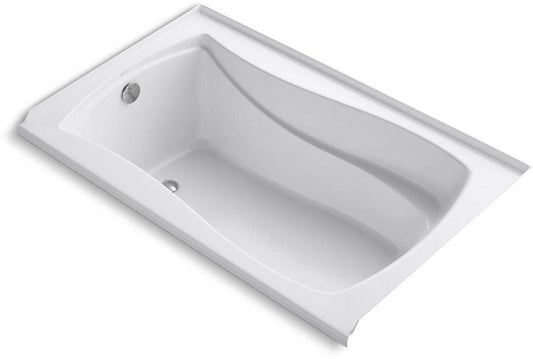 KOHLER Mariposa® 60 in. x 36 in. Soaker Alcove Bathtub with Left Drain in White