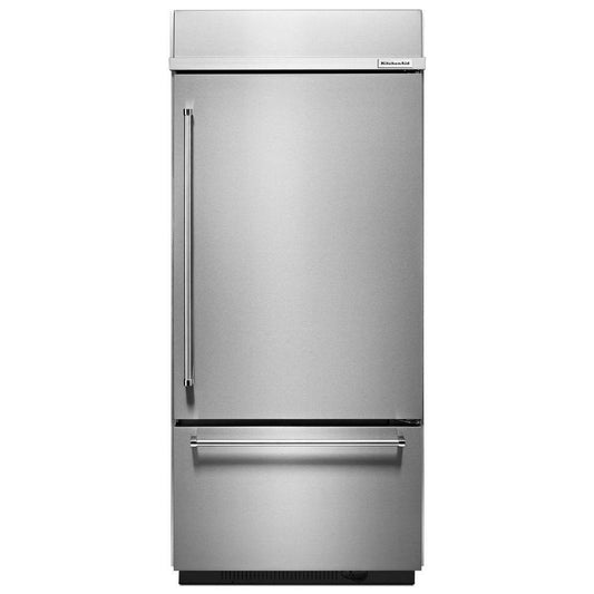 36-1/4 in. 20.9 cu. ft. Bottom Mount Freezer Refrigerator in Stainless Steel