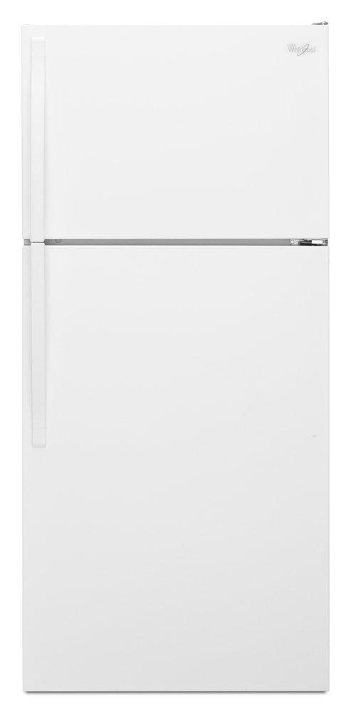 28 in. 15 cu. ft. Top Mount Freezer and Full Refrigerator in White