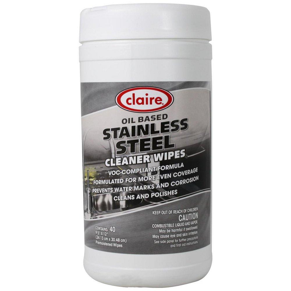 12 x 9-1/2 in. Stainless Steel Wipes 40-Pack