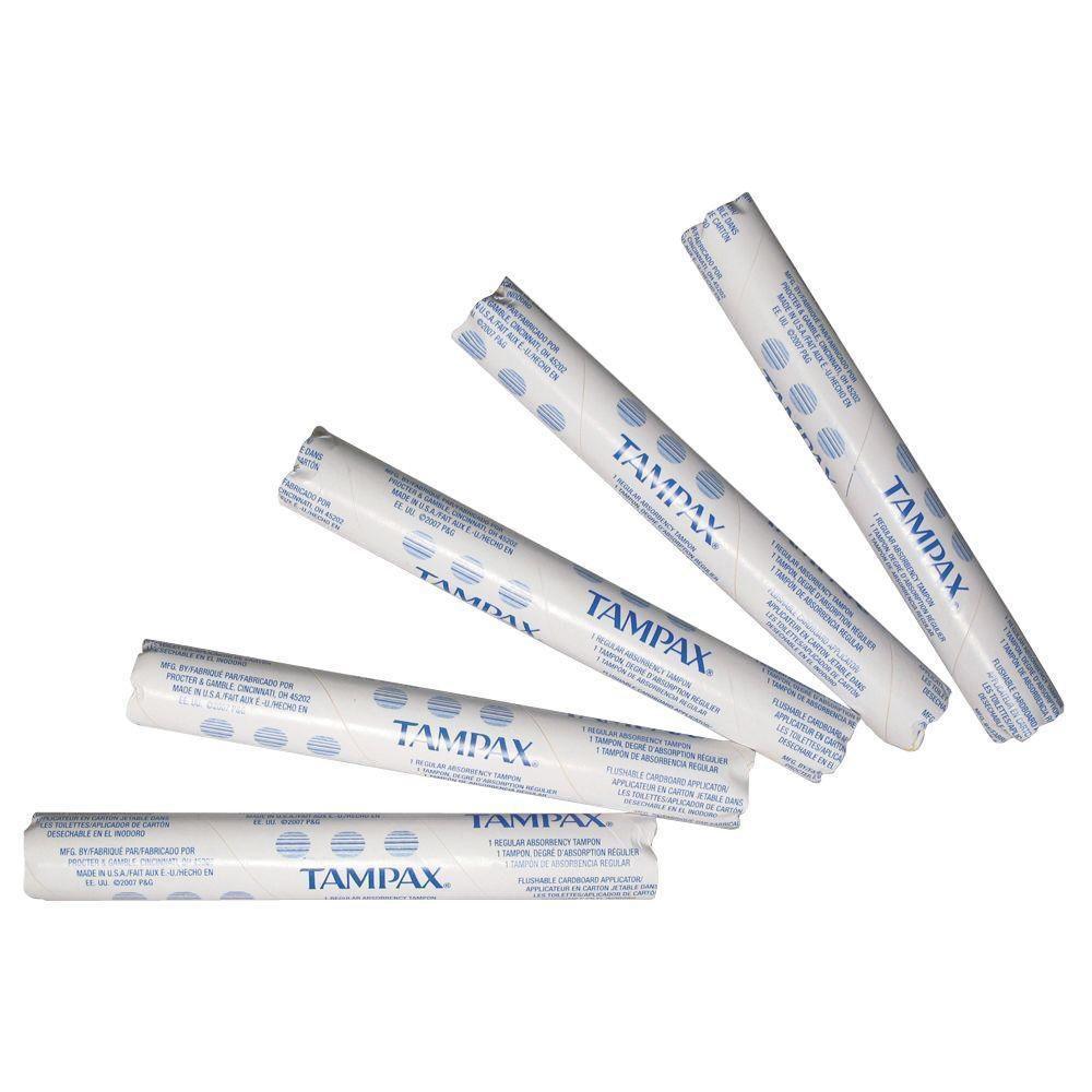 HOSPECO Tampax® Tampons Professional Pak Vending Tube in White (Case of 500)