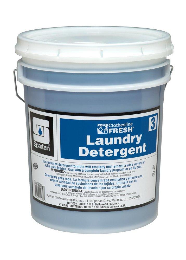 Spartan Chemical Clothesline Fresh® Laundry Detergent 3 5 gal Laundry Detergent 3