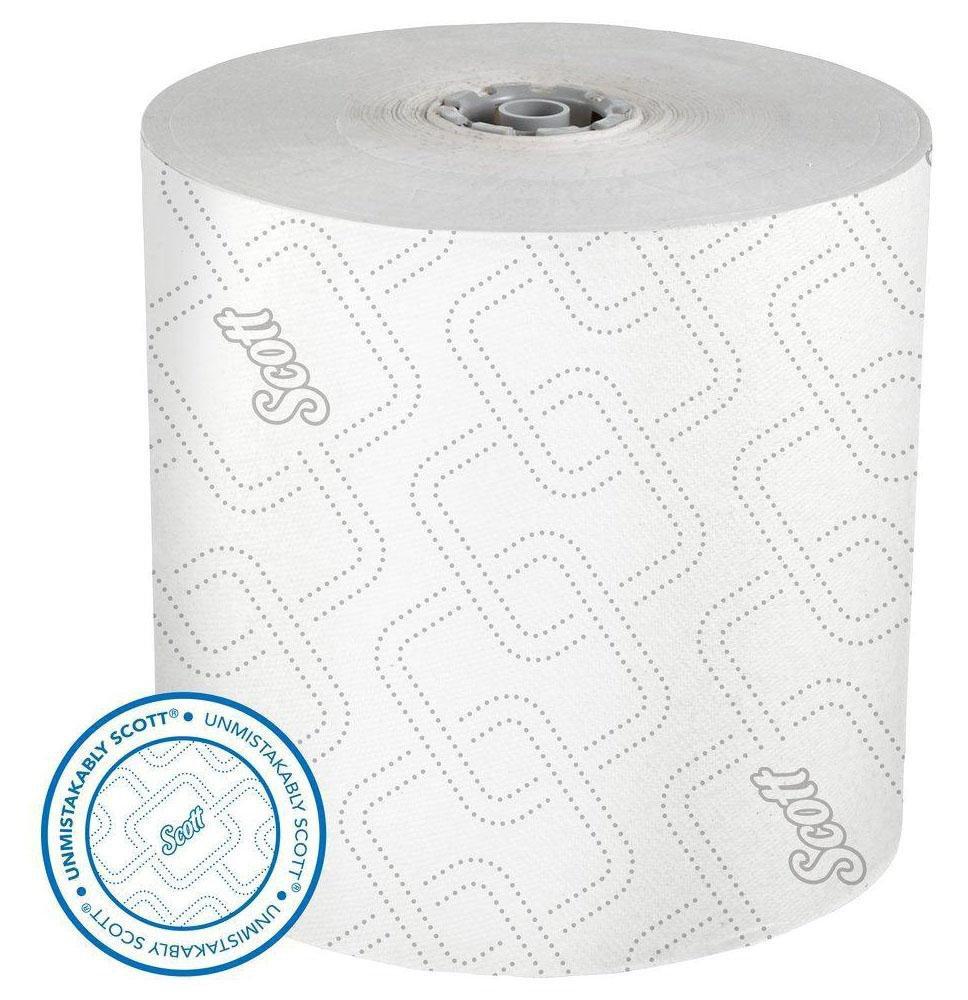 Scott® Pro™ 1150 ft. High Capacity Hard Roll Towel in White with Gray Color Core (Case of 6)