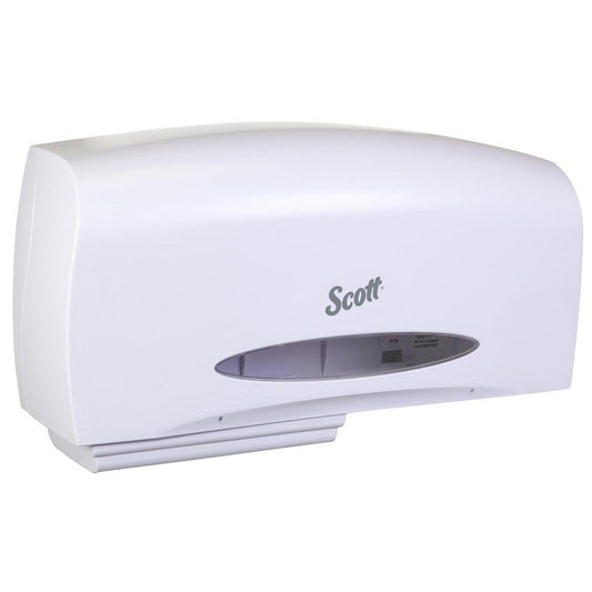 Scott® Professional™ Twin Jumbo Roll Tissue Dispenser in Pearl White