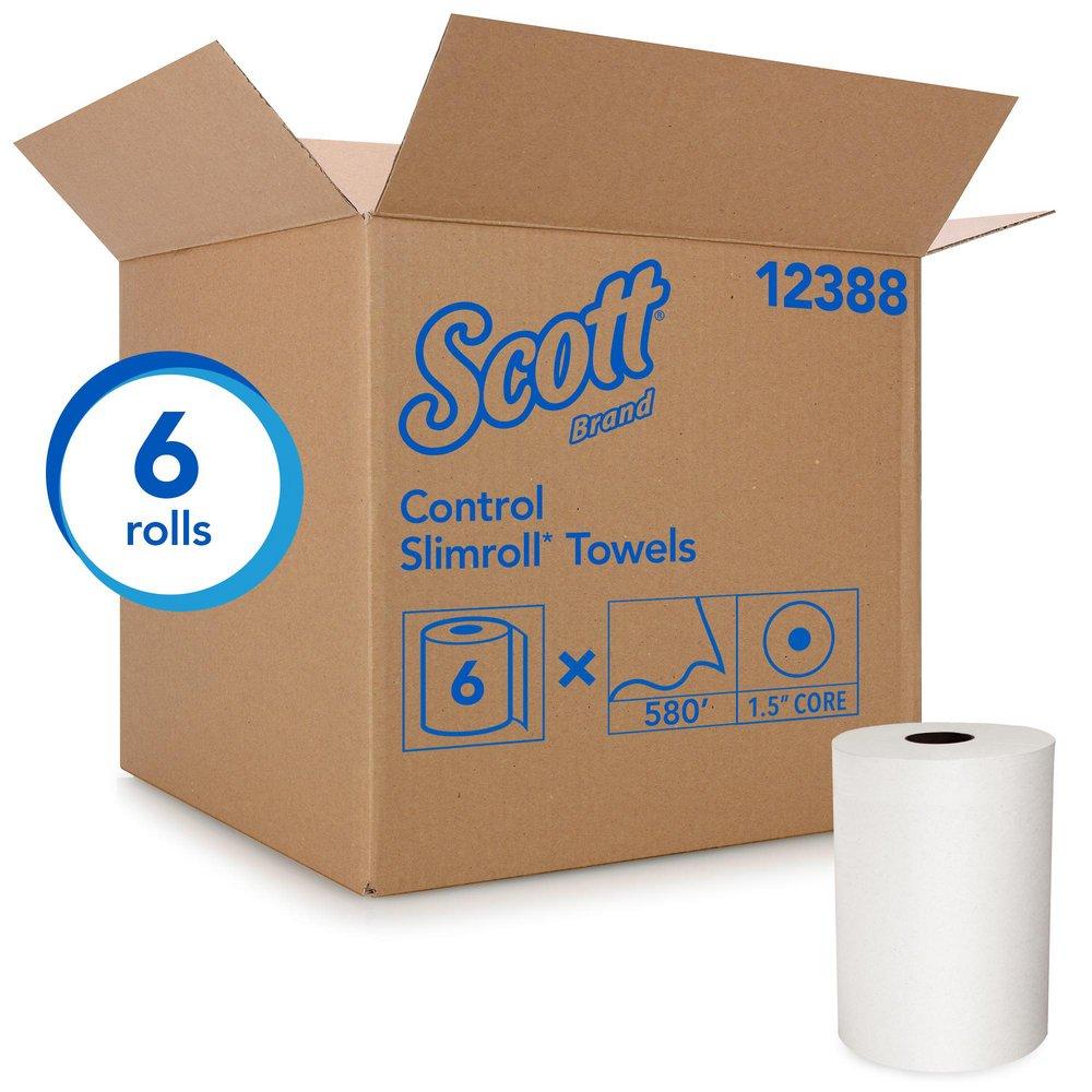 Scott® Slimroll® 580 ft. Hard Roll Towel in White (Case of 6)