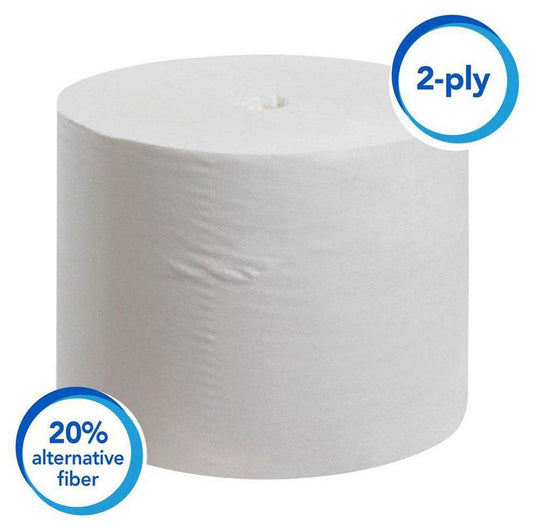 Scott® Essential™ 3-47/50 x 4 in. 2-Ply Bathroom Tissue in White (Case of 36)