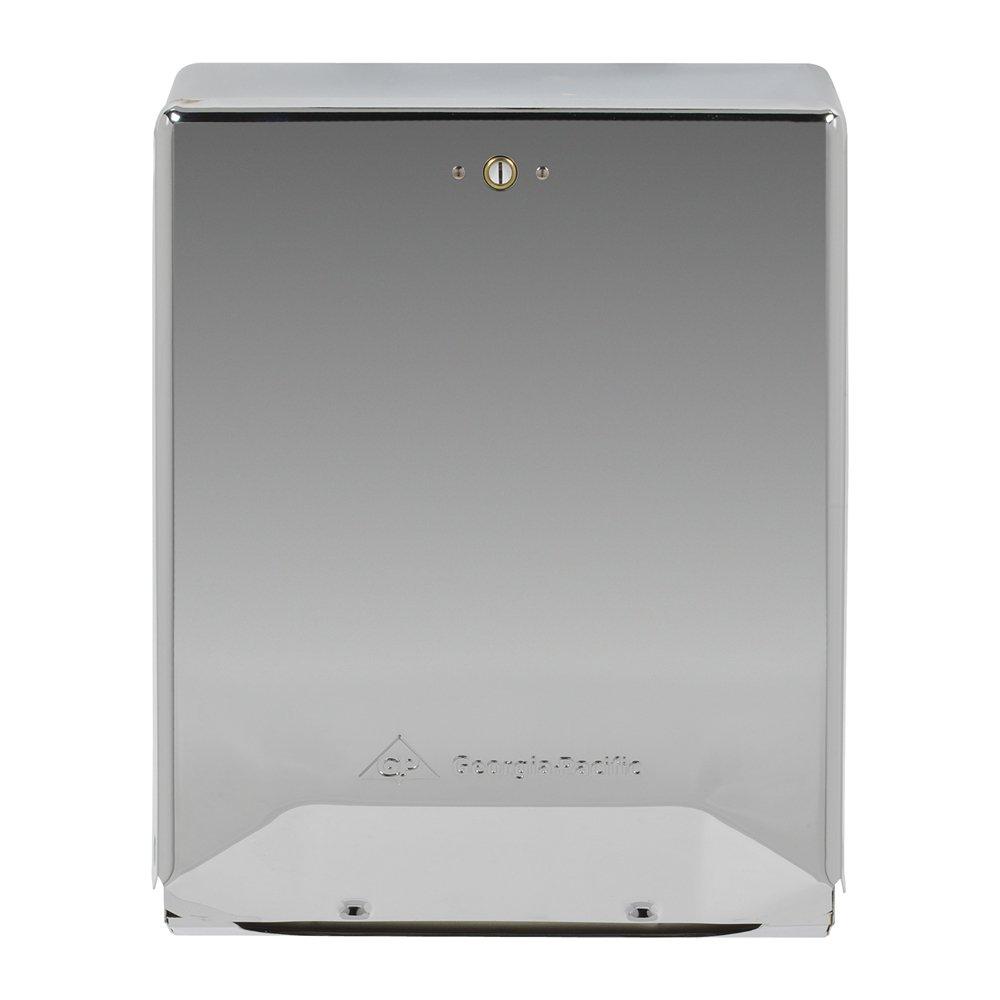 Folded Towel Dispenser in Polished Chrome