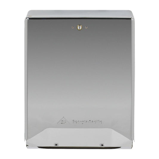 Folded Towel Dispenser in Polished Chrome