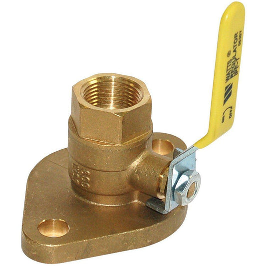 Watts Series IPF 1-1/4 in. NPT Brass Isolation Pump Flange with Buna-N O-Ring and PTFE Seat